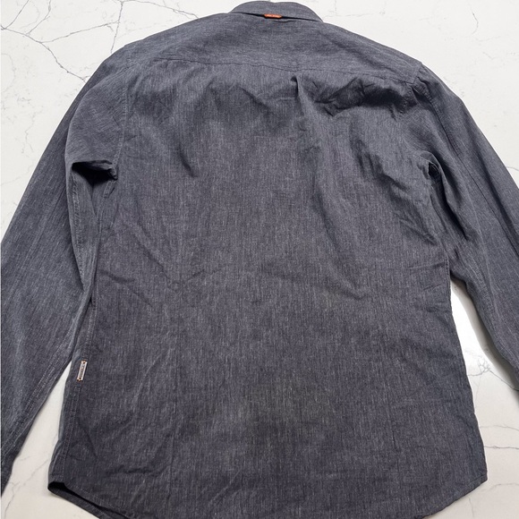 Hugo Boss Gray Casual Button Down Shirt Classic Style - Picture 3 of 11